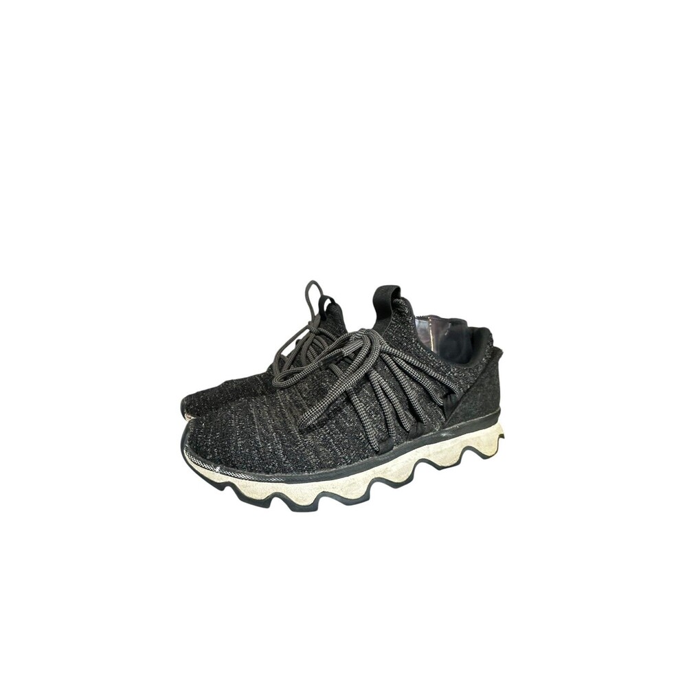 Sorel Trail Running Kinetic Lace Gray Black Womens Sneakers Shoe Size 8 Used
